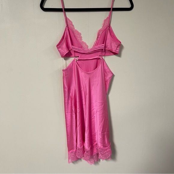 Victoria’s Secret Cut Out Lace Satin Slip Dress - Picture 11 of 13